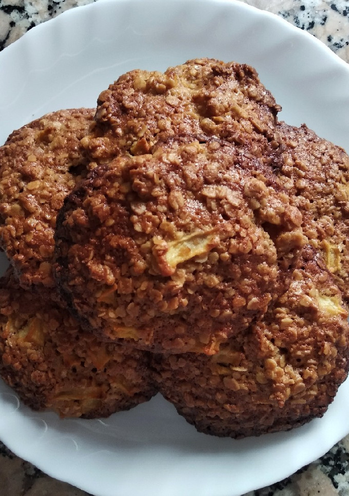 Una foto de Galletas de avena y manzana