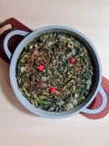 Acelga con especias, receta de Etiopia 🇪🇹 Gomen Wat 🇪🇹 plato tradicional etiope y vegetariano