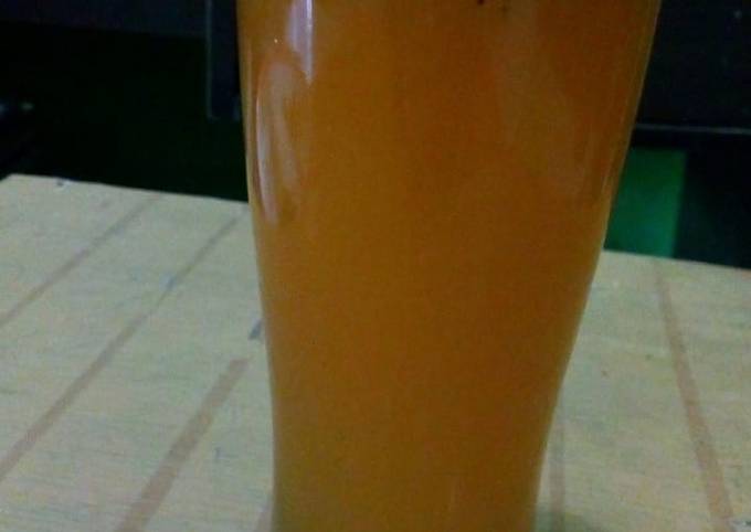 Standar Resep buat Es jeruk peras biji selasih ala suki yang nikmat