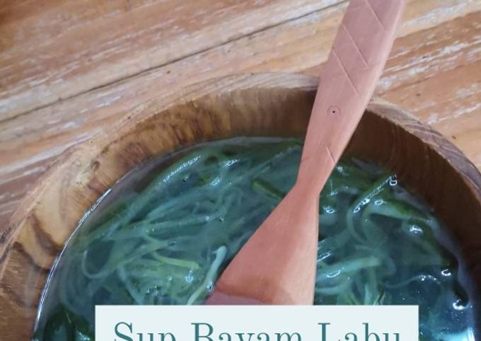 Sup Bayam Labu Jipang ala Kitchentaste (Spinach Soup)