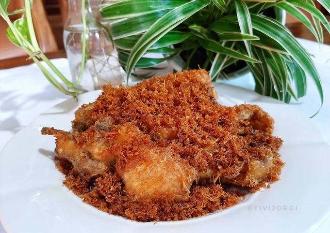 Resep Ayam Serundeng, Bisa Manjain Lidah