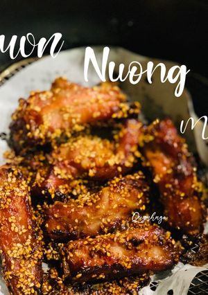 Hình của món Sườn nướng mè.