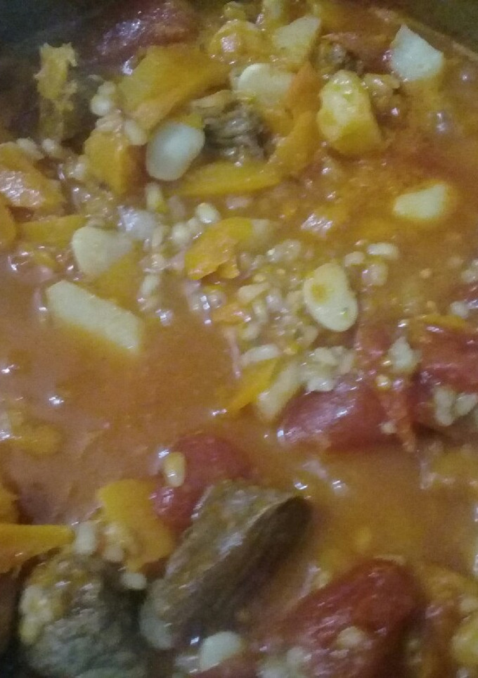Una foto de Guiso de carne completo