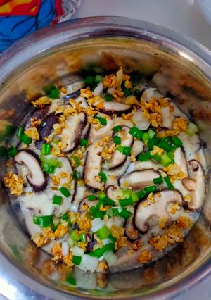 Foto resep Tim putih telur dengan jamur champgion