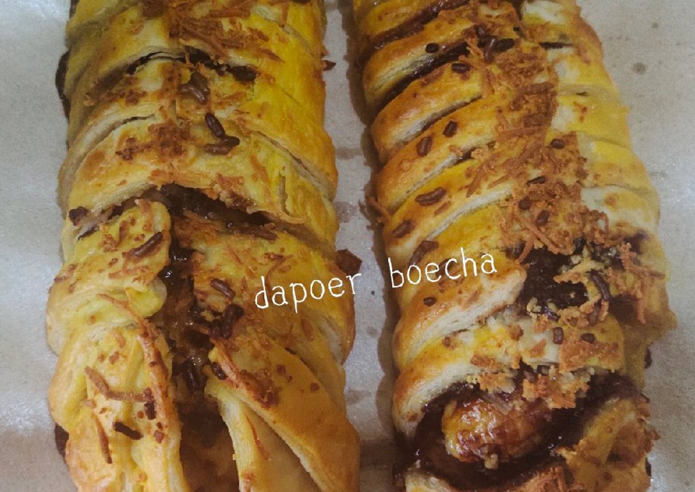 Strudel Pisang Coklat Keju