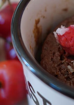 Foto principal de Pastel de taza con café y cacao