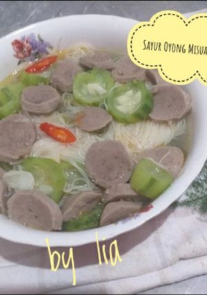 Foto resep Sayur Oyong Misoa Bakso