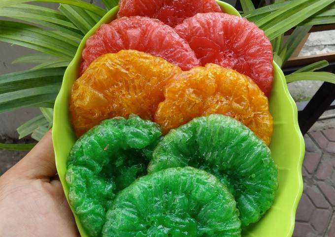Resep Kue Cucur Rainbow Anti Gagal