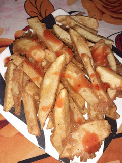 A picture of Crunchy potato veges!.
