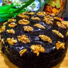A picture of Nutella Walnut Brownie 🥧🥧.