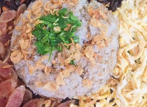 Hình của món Xôi mặn.