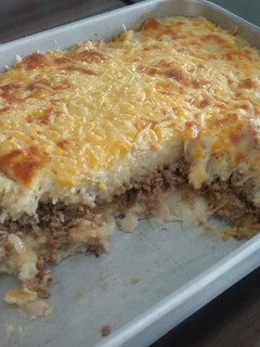 Una foto de Pastel de patata y carne picada