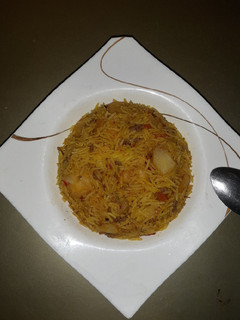 A picture of Quick potato basmati rice.