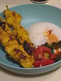 Curry Satay Chicken Skewer