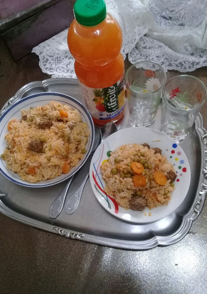 صورة لوصفة الرز على طريقتي