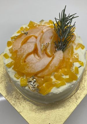 Foto resep 130. Peach Earl Grey Cake
