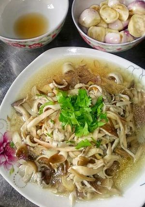 Hình của món Nấm mối xào.