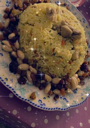 صورة لوصفة رز بالخضار والدجاج