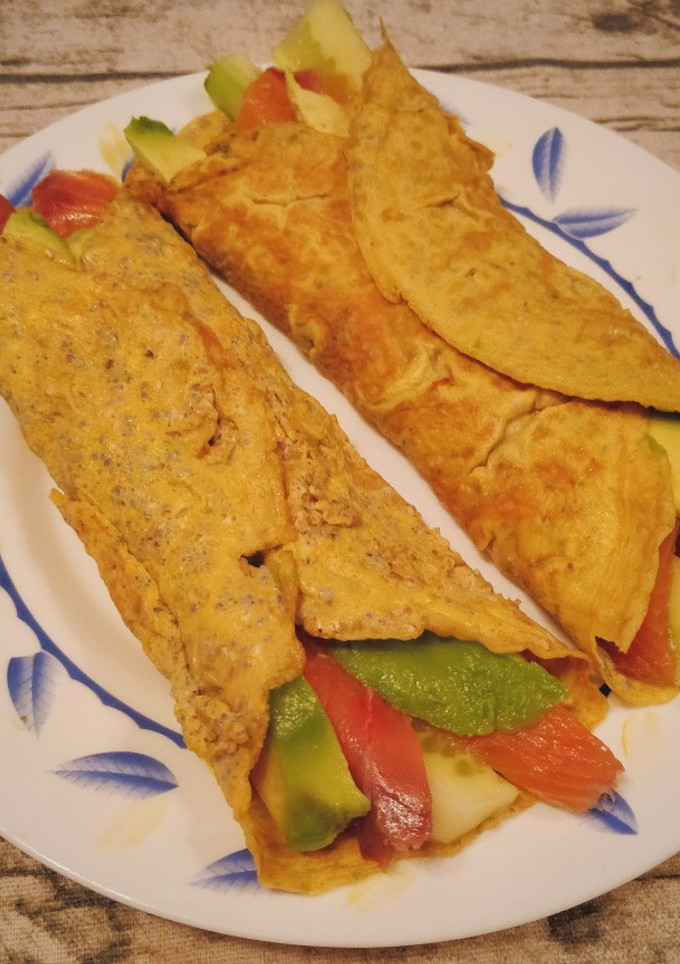 Una foto de TortiCrepes rellenos