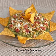 A picture of Fig and Feta Guacamole.
