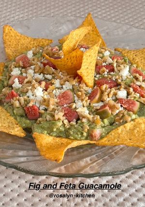 A picture of Fig and Feta Guacamole.