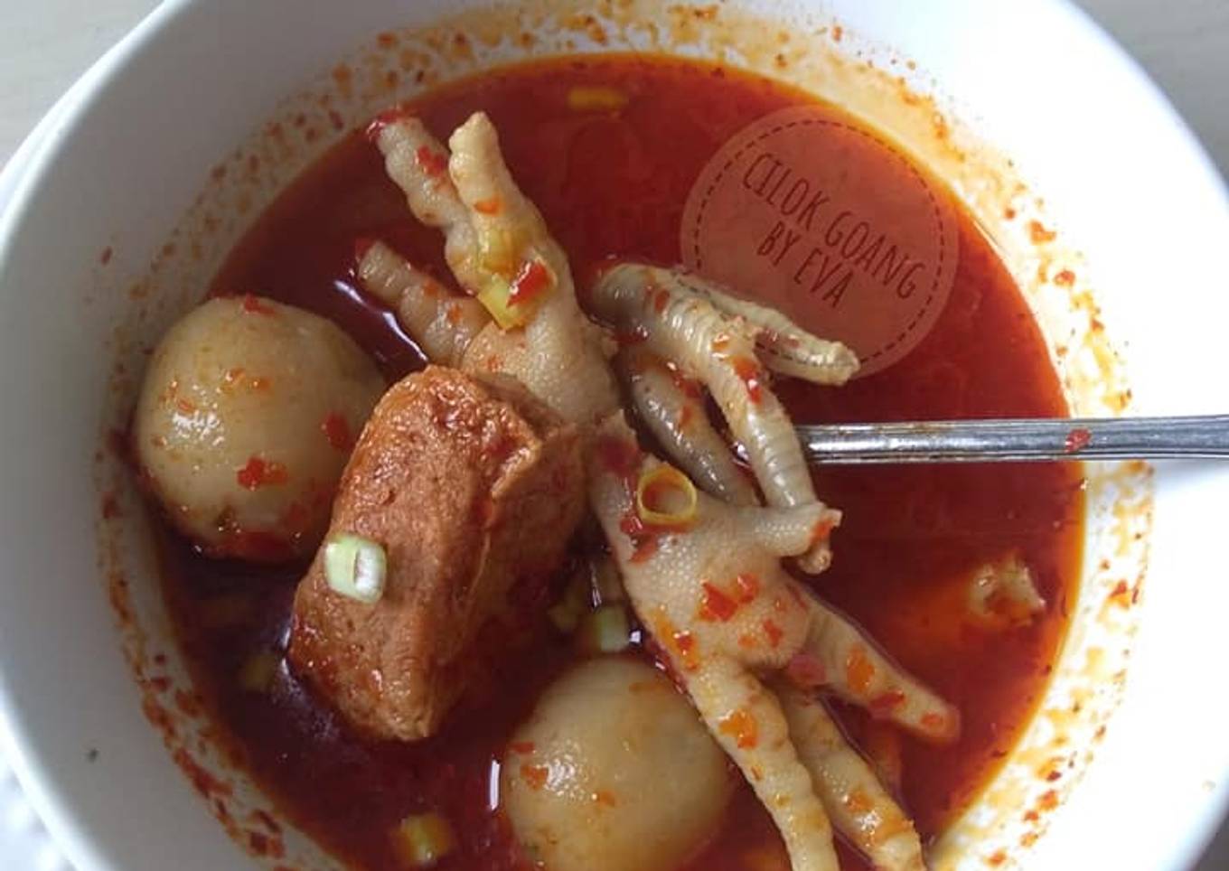 Cilok Goang kuah super pedas