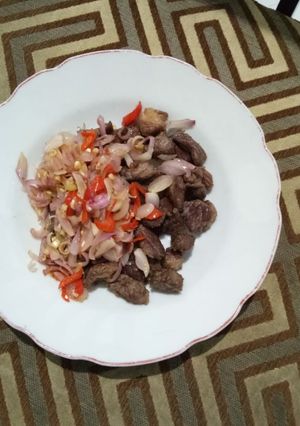 Foto resep Daging Goreng Sambal Bawang Matah