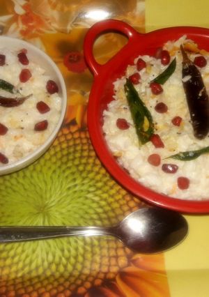 मूंगफली मिक्स कर्ड राइस (Moongfali mix curd rice recipe in Hindi रेसिपी मुख्य फोटो