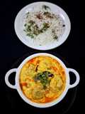 Panjabi Kadhi Pakora & Jira Rice