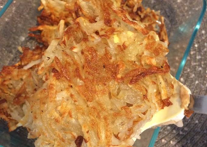 Hash browns -papa rallada Receta de Cocinando con Ivonne- Cookpad