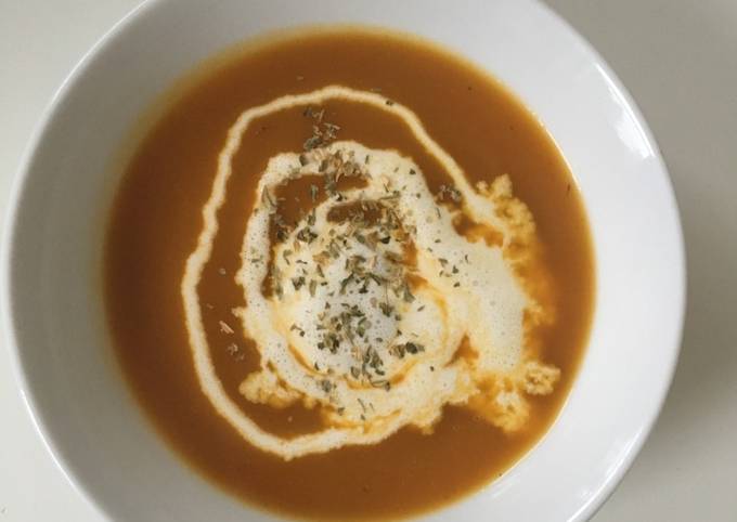 Potage velouté Butternut poireaux