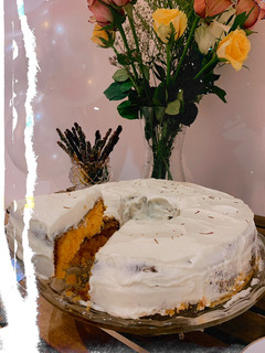 صورة لوصفة كيكة الزعفران 🍰