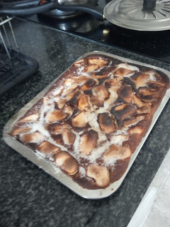 Una foto de Tarta de manzana rápida y casera