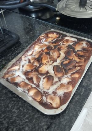 Una foto de Tarta de manzana rápida y casera
