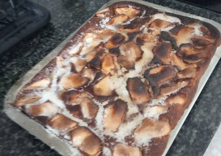 Tarta de manzana rápida y casera