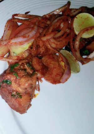 A picture of Chicken Achari Tikka.