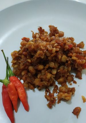 Foto resep Sambal tempe pedas