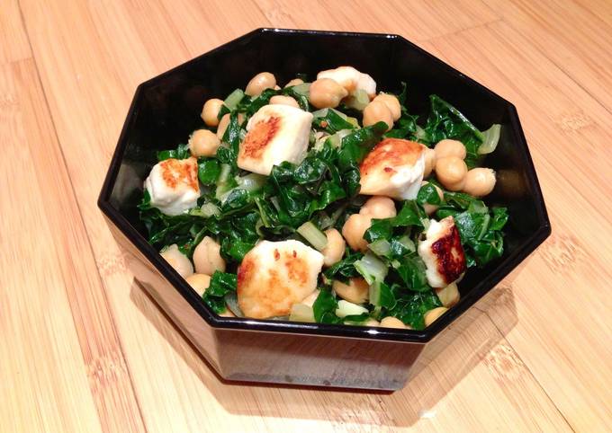 How to Prepare Super Quick Homemade Sautéed Silverbeet with Chickpeas