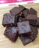 Brownies para diabéticos en el microondas