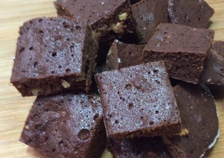 Brownies para diabéticos en el microondas