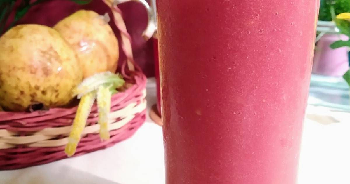 Resep Jus Jambu Biji Merah Oleh Anna Hadiant Cookpad 1493