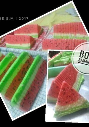 Foto resep Bolu Semangka