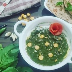 Palak Corn Curry A picture of Palak Corn Curry.