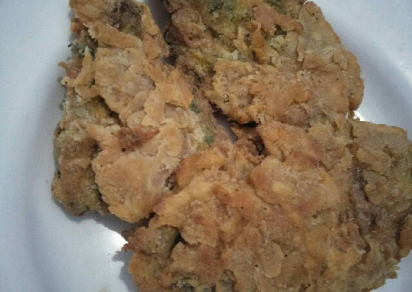 Telor geprek krispi