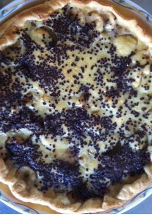 Une photo de Tarte banane et chocolat