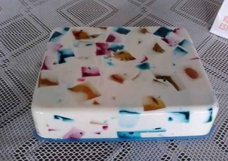 Gelatina de mosaico Receta de Reyna Blanco Cookpad