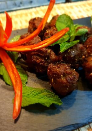 รูปของ ลาบหมูทอด Thai Laab Meatballs