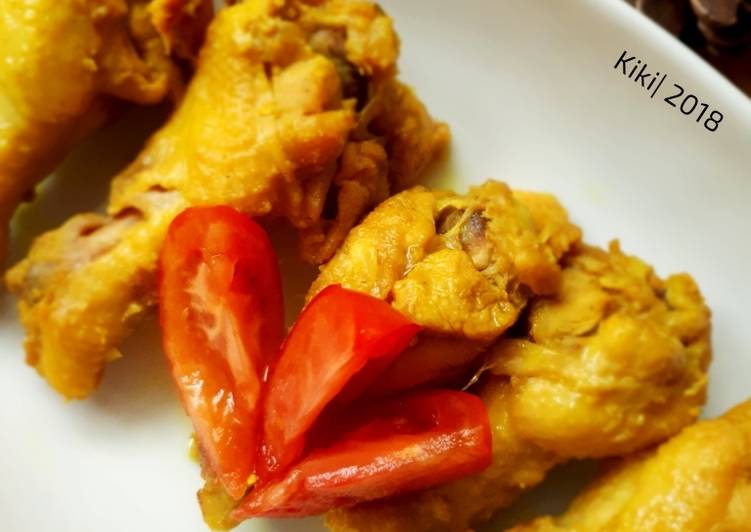  Resep  Ayam  Goreng  Ungkep  Bumbu Kuning meresap tanpa  