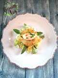 Rosti di patate con crema di cannellini e insalata spontanea
