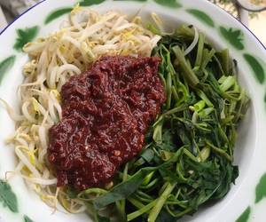 Resep mudah Rujak kangkung Lezat Mantap